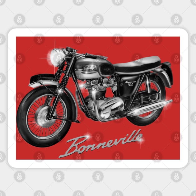 The Sublime Bonneville Motorcycle Sticker by MotorManiac